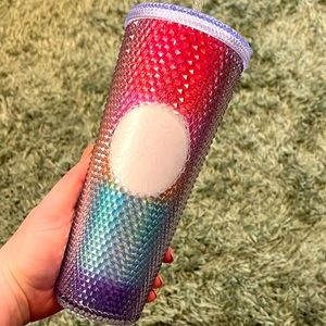 Starbucks rainbow studded tumbler